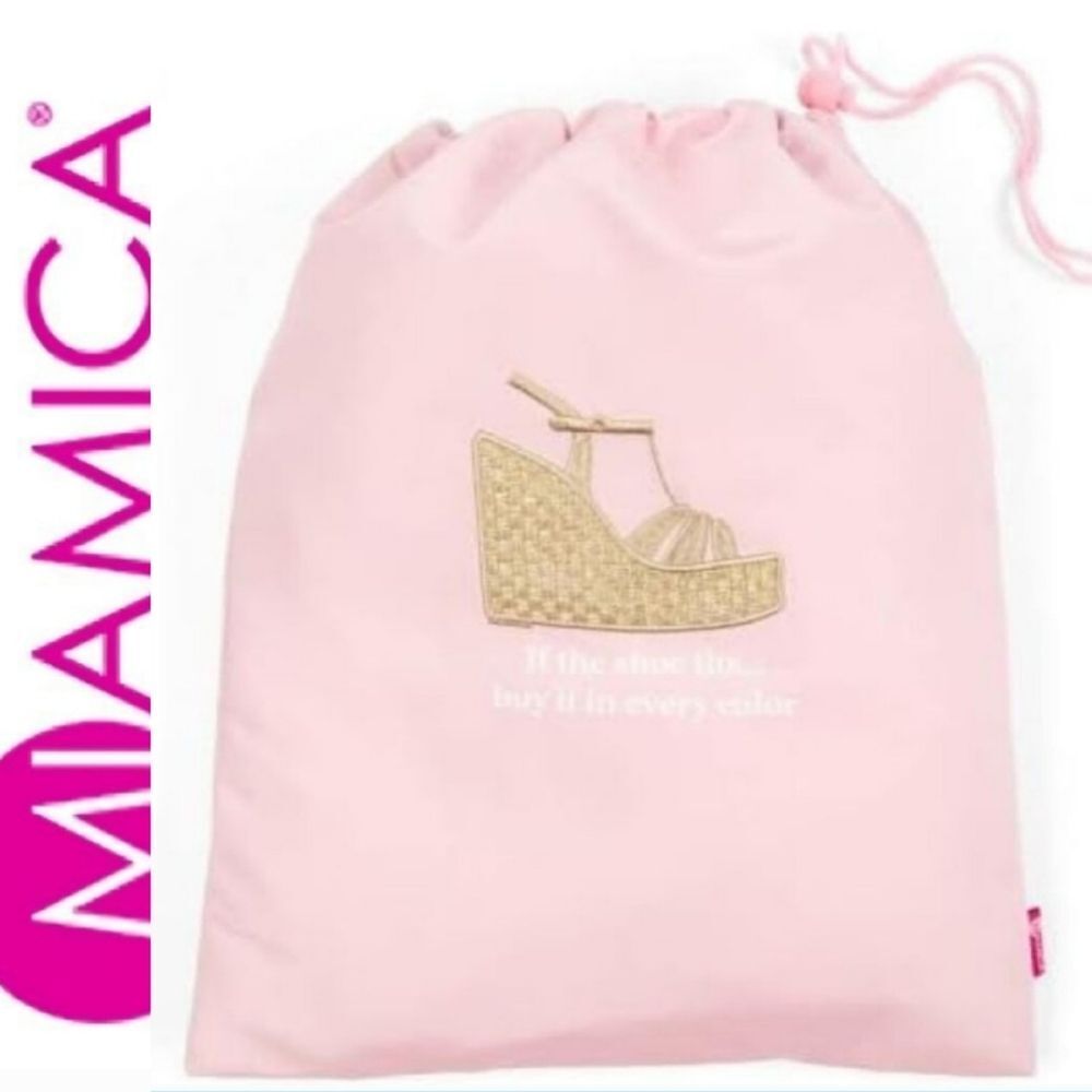 Miamica, "If The Shoe Fits Buy It In Every Color" Travel Shoe Bag